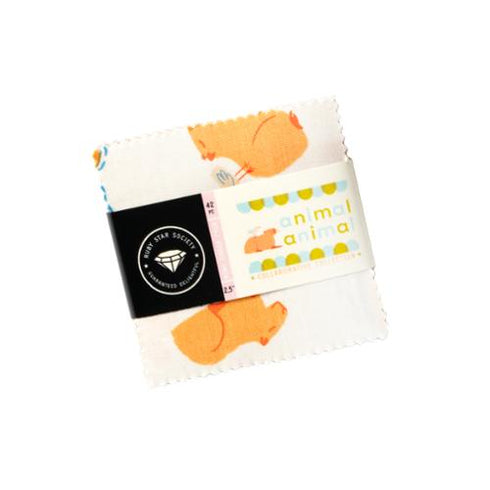 Animal Animal by Ruby Star Society - Mini Charm Pack 2.5” squares